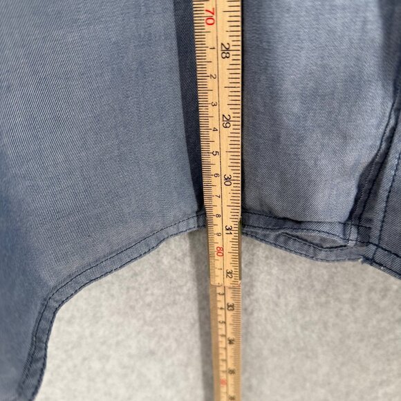 5.11 Tactical Mens Buckshot Chambray Shirt Size XL Blue Snap RAPIDraw Placket - Picture 13 of 13